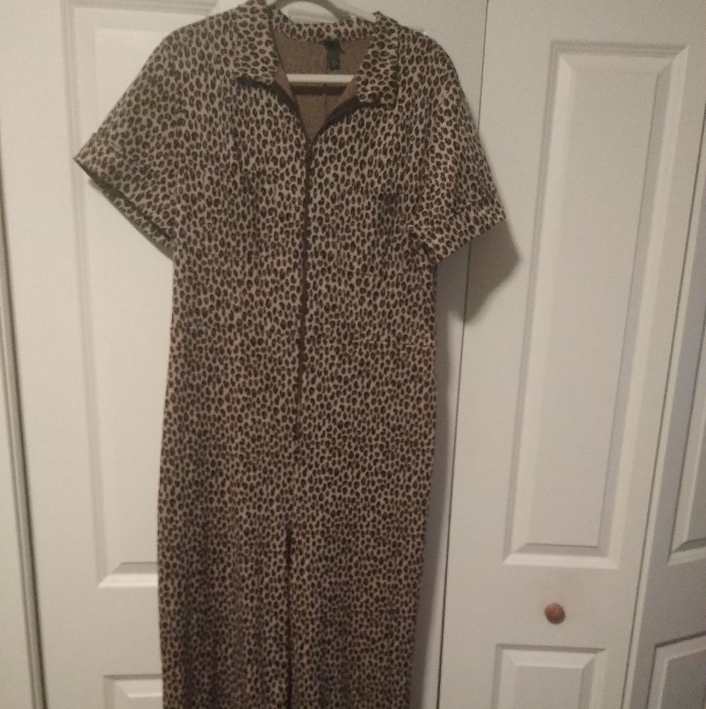 Wild Fable leopard jumpsuit